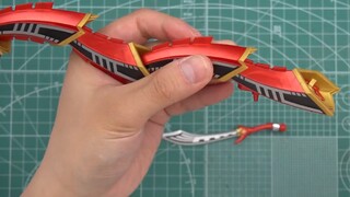 Mặt của bộ phận thành phẩm gần như sưng tấy lên! Bandai FRS Kamen Rider Dragon Rider Unboxing Set