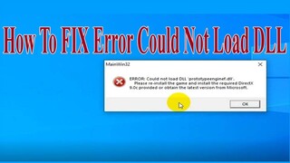 How Fix Error Could Not Load DLL (Tagalog) AIO210 Package Free