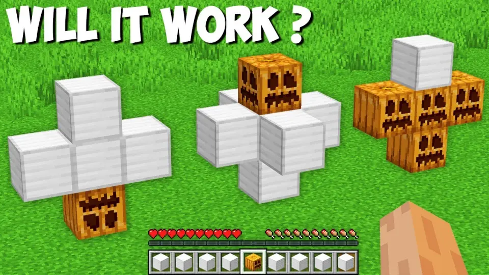 New Secret Way To Spawn An Iron Golem In Minecraft Will It Work Bilibili