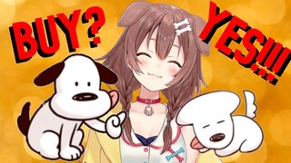 Korone's Pets Plushies as her MERCHANDISE [Would You Like It?]