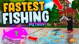 FAST* FISHING METHOD!! in Roblox Islands (Skyblock)