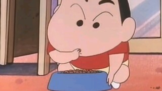 [Crayon Shin-chan] Chỉ Shin-chan mới có thể cạnh tranh với Xiaobai về đồ ăn. Phong cách vẽ tranh này