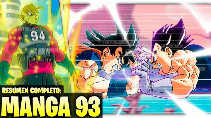 Dragon Ball Super Manga 93 RESUMEN COMPLETO | Goku vs Vegeta | Piccolo DESBLOQUEA su PODER