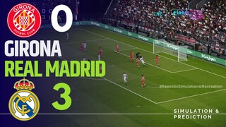 GIRONA 0-3 REAL MADRID • Highlights • La Liga 24/25 | Simulación/Recreación