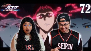 AKASHI ENTERS ZONE AND DESTROYS SEIRIN! KUROKO NO BASKET EPISODE 72 REACTION