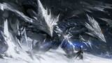 [Digital Art] "Trishula", Dragon of the Ice Barrier - Yugioh [Impasto] Karya Komersil 10 Ribu Yuan