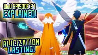 Sword Art Online Alicization EXPLAINED - WoU EP21, Beyond Time! | Gamerturk Reviews