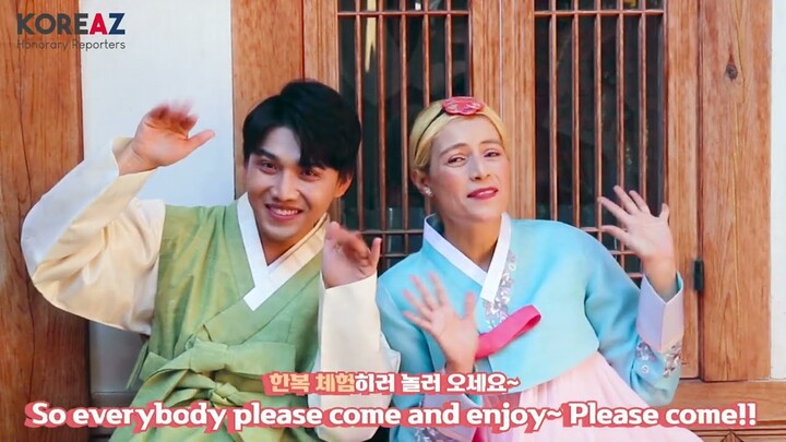Hanbok Experience with Two Foreign Guests