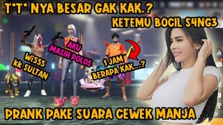 KETEMU BOCIL S4NG* PARAH 🤣 🔥 PRANK PAKE SUARA CEWEK MANJA PRANK GLOBAL FF FREE FIRE