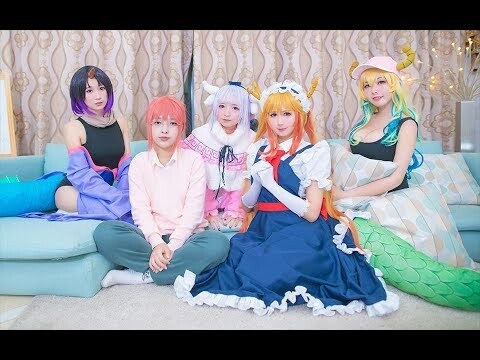 fhána - 青空のラプソディ(Aozora no Rhapsody) 小林さんちのメイドラゴン(Miss Kobayashi's Dragon Maid) OP Cosplay Dance