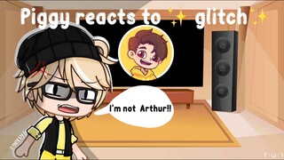 Piggy reacts to glitch (piggy book 2 chapter 4) ||gacha club|| {⚠️SPOILERS⚠️} Yrexy (´･ω･`)