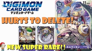 You Do NOT Wanna Delete Minervamon! You Might Have to! New Super Rare! (Digimon TCG News)