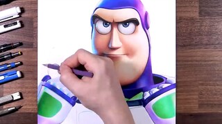 Drawing Toy Story_ Buzz Lightyear _ Part 2