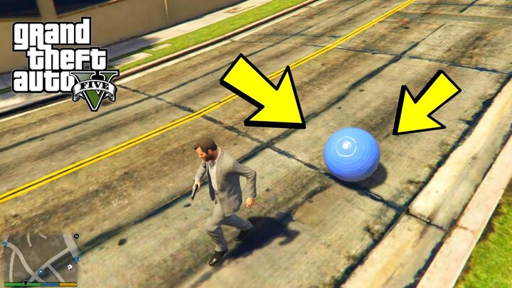 Rahasia GTA 5 : Bola Biru Yang Menarik ! #Shorts