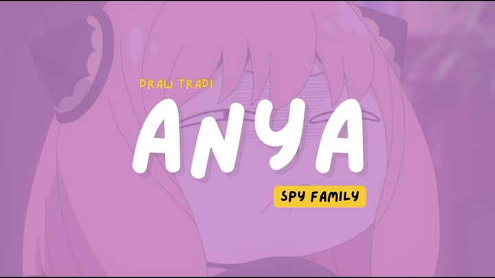 MANUAL ART | anya forger - spy family ✨🐱