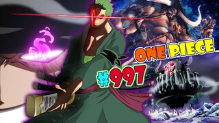 ZORO MEMILIKI KEKUATAN HAOSHOKU HAKI? Mungkinkah? [One Piece 997] Kaido Menerbangkan Onigashima