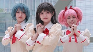 [Gerakan Bintang EMC39 Bersinar] Puella Magi Madoka Magica op "コネクト" cos flip