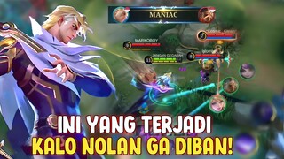 MAKANYA BAN NOLAN MLBB BIAR GA KEBANTAI! MOBILE LEGENDS