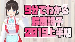 【初見さん向け・公式】9分で分かる鈴鹿詩子2019上半期【これを見れば大体分かる！】