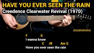 Have You Ever Seen The Rain - Creedence Clearwater Revival (1970) Easy Guitar Chords Tutorial