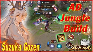 🌸Onmyoji Arena: AD Suzuka Gozen Hướng Dẫn Cách Combo - Jungle Build - Cực Mạnh Nếu Biết Combo Chuẩn