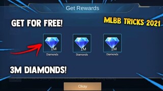 NEW! 3 MILLION DIAMONDS! FREE DIAMONDS REDEEM CODE! 2021 NEW EVENT | MOBILE LEGENDS