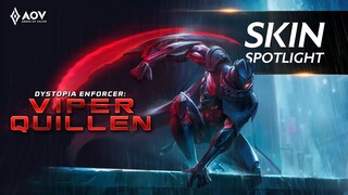 Dystopia Enforcer: Quillen Viper Skin Spotlight - Garena AOV (Arena of Valor)