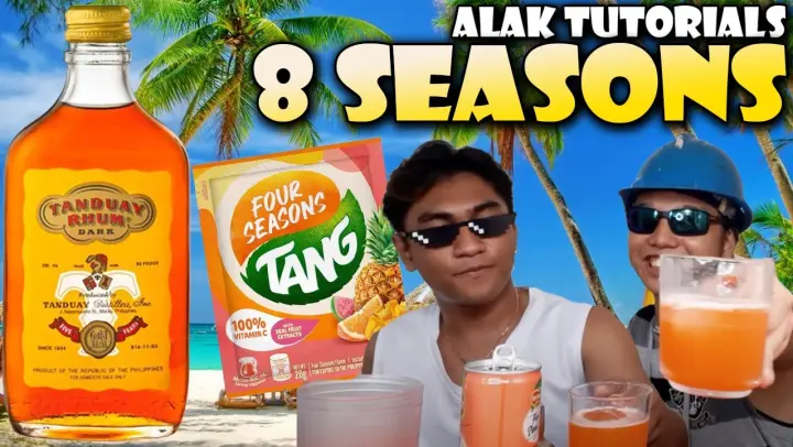 SUMMER DRINK 8 SEASONS TANDUAY RHUM FOUR SEASONS TANG Pinoy Cocktail | Alak Tutorials 303