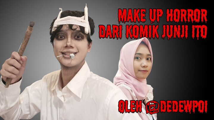 MAKE UP HORROR ALA JUNJI ITO in frame @yahyaism