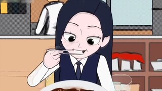 [Hilarious] Korean high school student lovers eat jajangmyeon and the restaurant owner smiles but sa