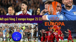 Tin Bóng Đá Kết quả cup c2 châu âu lượt trận thứ 2 I Europa league 21/22