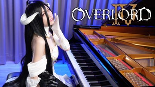 [Rasakan keliaran Albedo! ] OVERLORD Musim 4 OP "HOLLOW HUNGER" pertunjukan piano bass! Steinway Pertama Saya | King of the Undead OP4