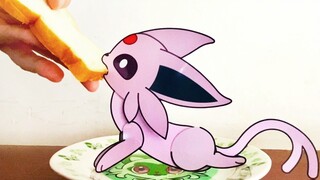 [Boneka Kertas Pokemon] itu rakus! Tapi dia tidak mau melepaskannya