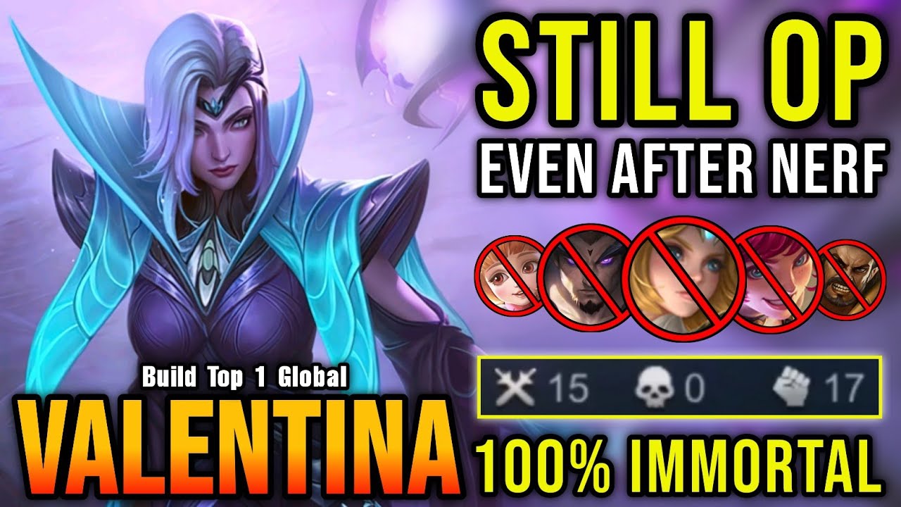 Valentina Mobile Legends , Valentina Gameplay Best Build And Skill Combo -  BiliBili