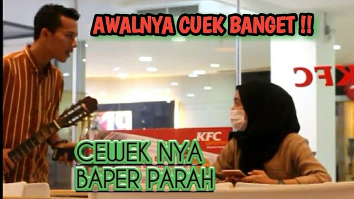 PRANK SUARA FALES BAPERIN CEWEK CANTIK  || YUSRIL BASMAN