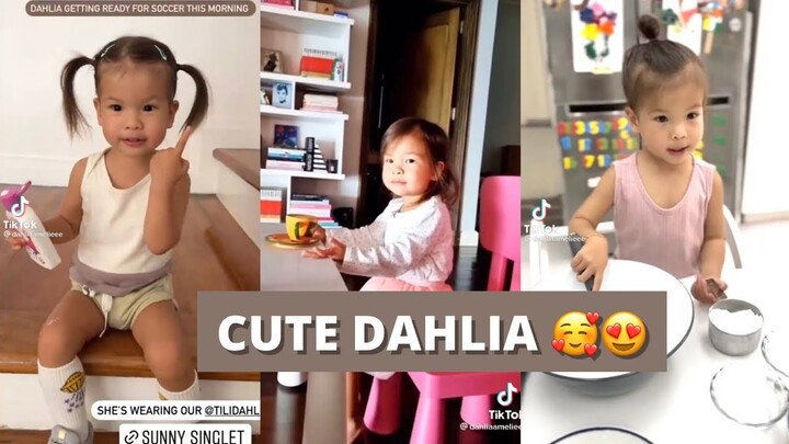 Dahlia Amélie Heussaff cute videos || Erwan and Anne Daughter