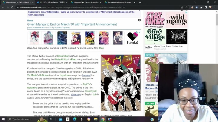 GIVEN MANGA IS ENDING!? Dramatical Murder IS BACK!? Our First MALE PRECURE and More! | BL News