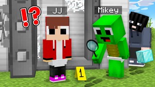 Baby Mikey & JJ INVESTIGATION ROBBERY in Minecraft challenge DETECTIVE Maizen Mizen