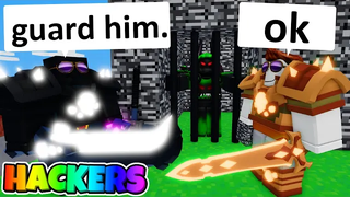 ฉันติดอยู่ในคุกโดยแฮกเกอร์ (Roblox BedWars)