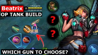 HOW TO COUNTER ASSASIN USING BEATRIX | BEATRIX TANK BUILD | MOBILE LEGENDS