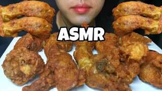 กินคอไก่ยักษ์ทอดกรอบ เสียงกินโคตรฟิน!!! ARTASMR MukBang Eating chicken