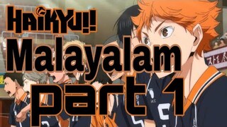 part 1  Haikyuu Season 1 explanation Malayalam