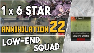 Annihilation 22 - Decaying Wastes | Low End Squad |【Arknights】