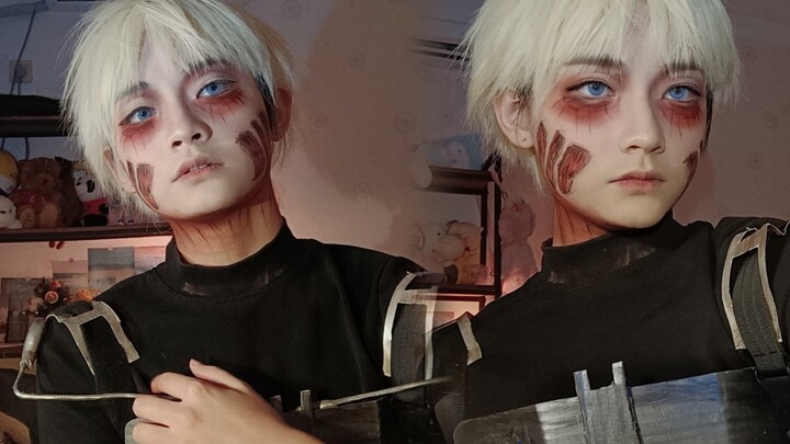 [Xiwu] During the quarantine period, I cosplayed Armin from head to toe.