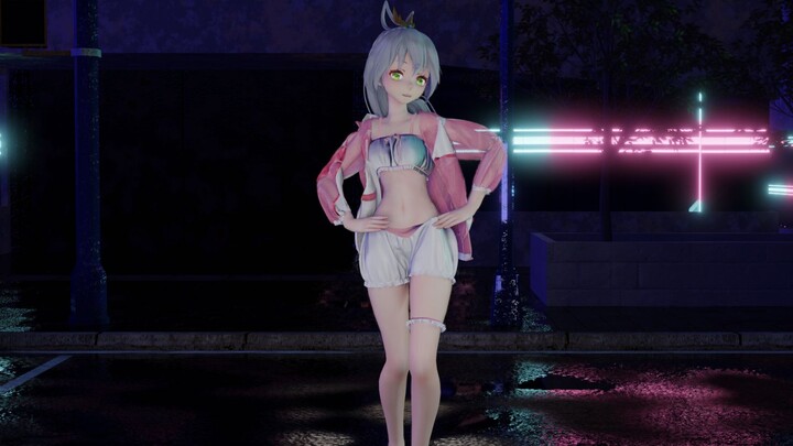 [Luo Tianyi/MMD Fabric] สไตล์ไซเบอร์พังค์ที่แย่ที่สุด