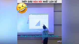 Thầy giáo nước ngoài cũng mặn không kém thầy Việt Nam #videohai