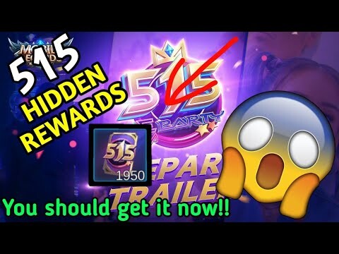 Hidden Rewards ng Mobile Legends | 515 Party (Additional Tickets & Gift rewards)