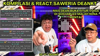 KOMPILASI & REACT SAWERIA DEANKT "BUKA FITUR VOICE DI SOCIABUZZ" #deankt #reaction #mobilelegends