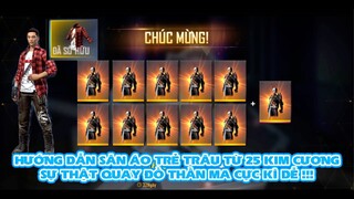 FREE FIRE | HƯỚNG DẪN ANH EM SĂN ÁO TRẺ TRÂU TRONG HỘP HUYẾT LONG - GÓI ĐỒ THẦN MA QUAY CỰC DỄ!