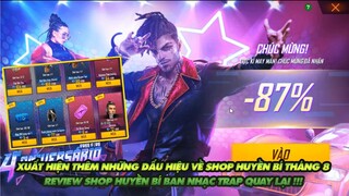 Free Fire| Thêm những dấu hiệu mới về shop huyền bí tháng 8 của Free Fire - Ban nhạc Trap quay lại